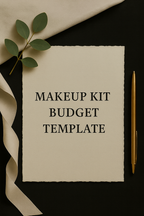 Makeup Kit Budget Template